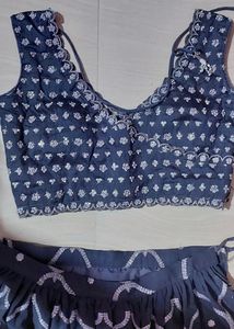 Grey Lehenga Set