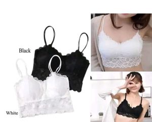 Lace Bralette Set - Black & White
