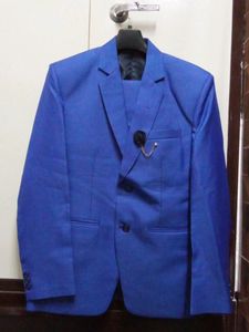 3 PIECES COAT PANT BULE COLOUR