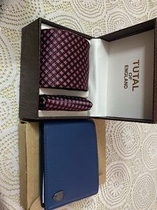 PUMA Wallet And TUTAL England Tie Pocket Square
