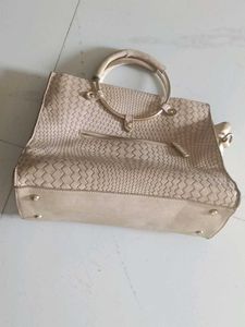 Elegant Tote Bag with Circle Handles