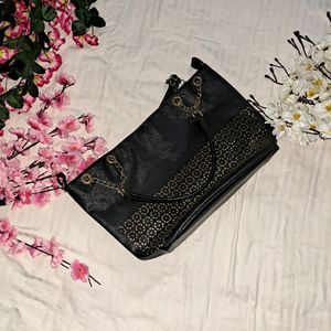 Imported Black &amp; Gold Tote Bag 🇬🇧