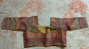 Vintage Brocade Saree Blouse
