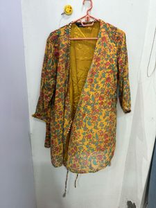 Indya Angrakha Kurti With Sharrara