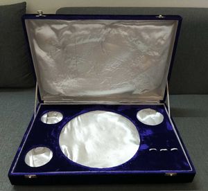 BLUE VELVET BOX ( MEDIUM)