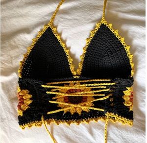 Crochet Sunflower Top