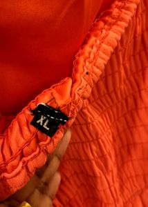 Coral Embellished Dress