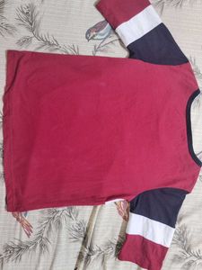 Color Block Long Sleeve Tee