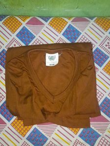 Brown Long Sleeve T-Shirt