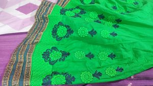 Green Embroidered Salwar Kameez