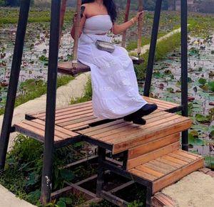 White Tube And Skirt