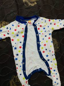 Cute Star Print Baby Romper