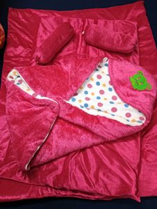 Blanket With Two Bolester Pillow