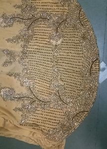 Wedding Wear Heavy Gown Full Diamond Work