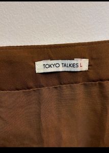 Tokyo talkies Chic Brown Sundress