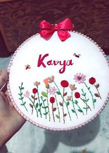 Elegant Name Hoop