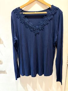 Beautiful Lace Trim Top