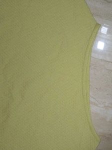 Green V Shape Top