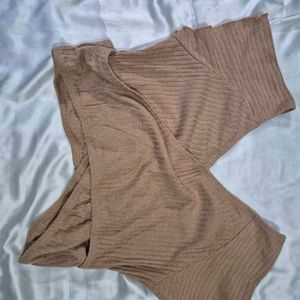Shein Wrap Top With Cutouts