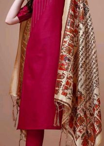 Red Kurta Set &amp; Dupatta