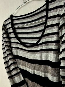Striped Knit Mini Dress