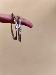Sparkly Hoop Earrings