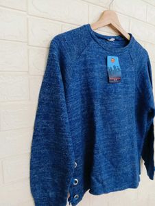 Blue Superman Long Sleeve Top