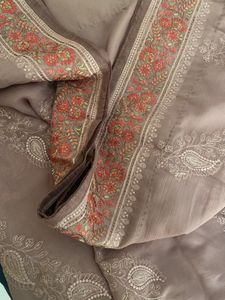 Mauve Saree