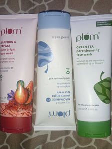 Plum Face Wash Trio