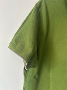 Olive Green Polo Shirt size L stretchable to XL