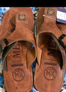 Men&#39;s Synthetic Leather Slippers