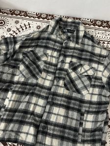 Zara Flannel Shirt Jacket