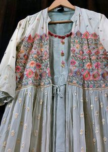 PARTYWEAR SHRUG GOWN☆☆
