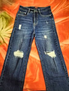 Blue Ripped Jeans