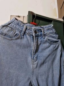 Wide Leg Denim Jeans