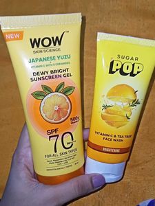 Combo Of WOW & Sugar Pop Skincare✨