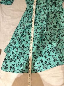 Vintage Floral Print Dress