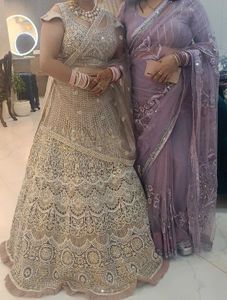 Elegant Pastel Lehenga with Intricate Embroidery a