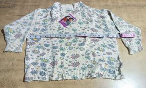 Floral Print Pullover Sweater