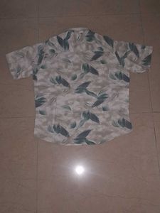 Floral Print Button-Down Shirt