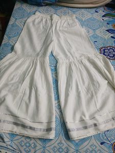 Elegant Embroidered Kurta Gharara Set