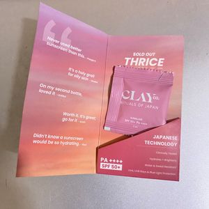 CLAYco Sunscreen Sample
