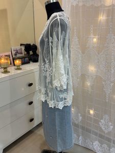 Lace Crochet Cover-Up and skirt