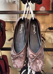 Cute Bronze Ballerinas