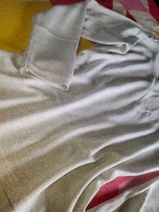 Shimmery Long Sleeve Top