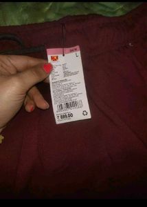 Active Brown Track Pants new  tags  thick fabr