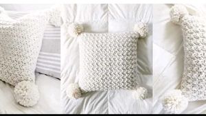 Crochet Pillow Cover