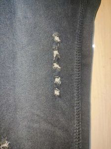 Dark Wash Distressed Skinny Jeans
