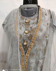 Beautiful Shrug Pattern Gown