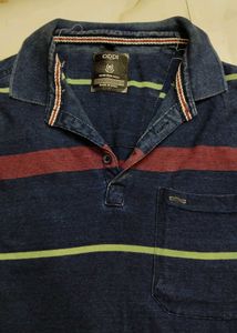 Striped Polo Shirt - Casual Style
